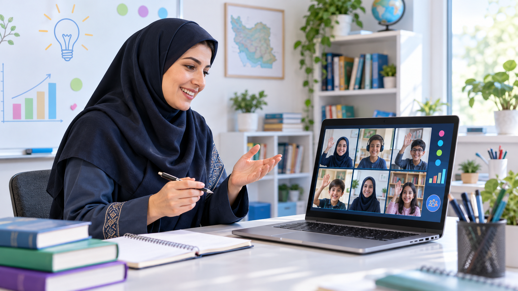 چطور مشارکت دانش‌آموزان در کلاس آنلاین را بیشتر کنیم؟